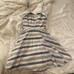 altard state striped blue and white dress!